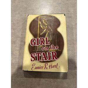 Girl on the Stair by Eunice R Hart Vintage 1948